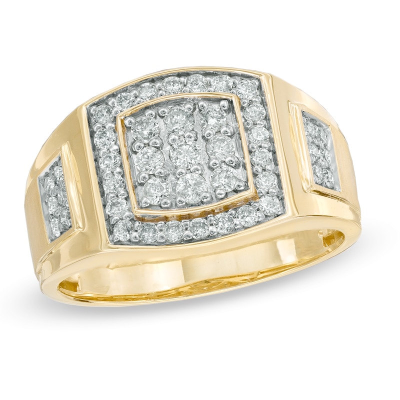 Men's 3/4 CT. T.W. Diamond Ring in 10K Gold