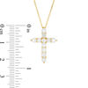 Thumbnail Image 2 of 1 CT. T.W. Certified Diamond Cross Pendant in 14K Gold (I/I2)