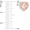 Thumbnail Image 4 of Pink Quartz Doublet and Lab-Created White Sapphire Pendant, Ring and Earrings Set in 18K Gold Plated Sterling Silver