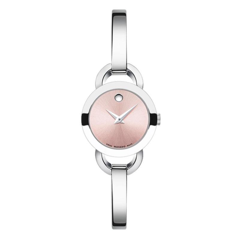 Main Image 1 of Ladies' Movado Rondiro® Bangle Watch with Pink Museum® Dial (Model: 606797)