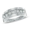 Thumbnail Image 0 of Men's 1 CT. T.W. Diamond Comfort Fit Band in 10K White Gold