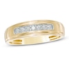 Thumbnail Image 0 of Men's 1/4 CT. T.W. Diamond Comfort Fit Band in 10K Gold