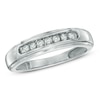 Thumbnail Image 0 of Men's 1/4 CT. T.W. Diamond Comfort Fit Band in 10K White Gold