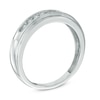 Thumbnail Image 1 of Men's 1/4 CT. T.W. Diamond Comfort Fit Band in 10K White Gold