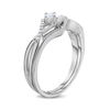 Thumbnail Image 1 of 1/6 CT. T.W. Diamond Twist Bridal Set in 10K White Gold