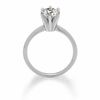 Thumbnail Image 3 of 1 CT. Certified Diamond Solitaire Engagement Ring in 14K White Gold (I-J/I2)