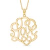 Thumbnail Image 1 of "Love" Scroll Pendant in 10K Gold