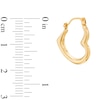 Thumbnail Image 2 of Heart Pendant and Hoop Earrings Set in 10K Gold