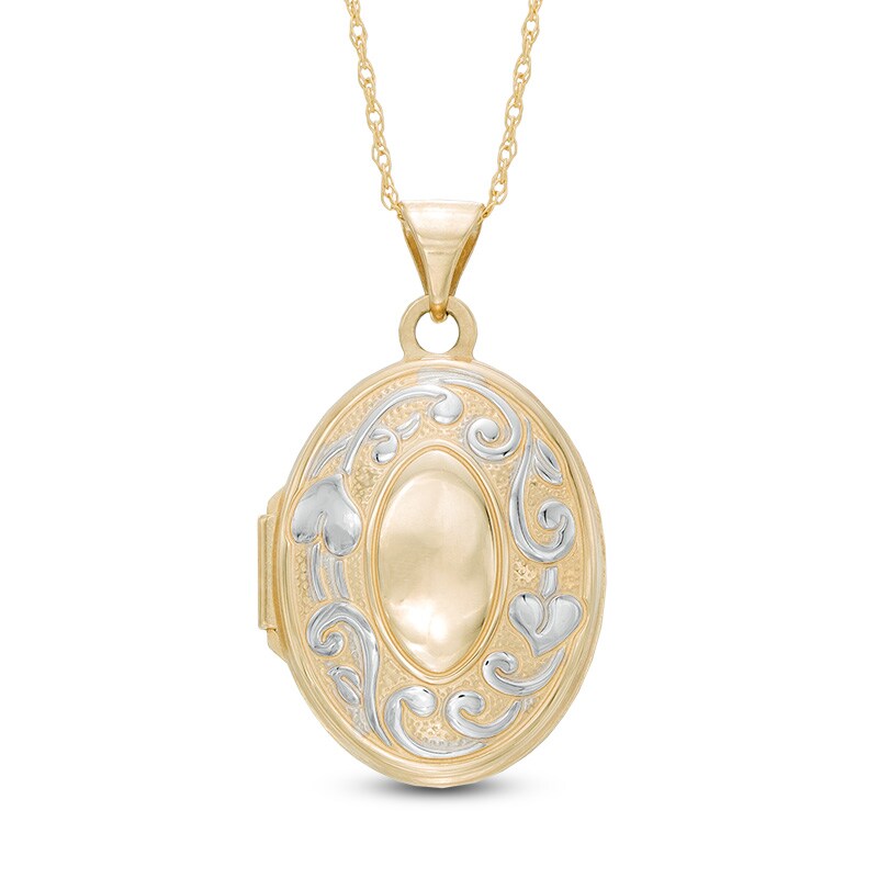 Oval Locket in 10K Gold