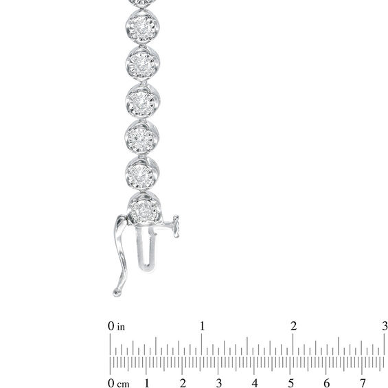 2 CT. T.w. Diamond Tennis Bracelet in 14K White Gold