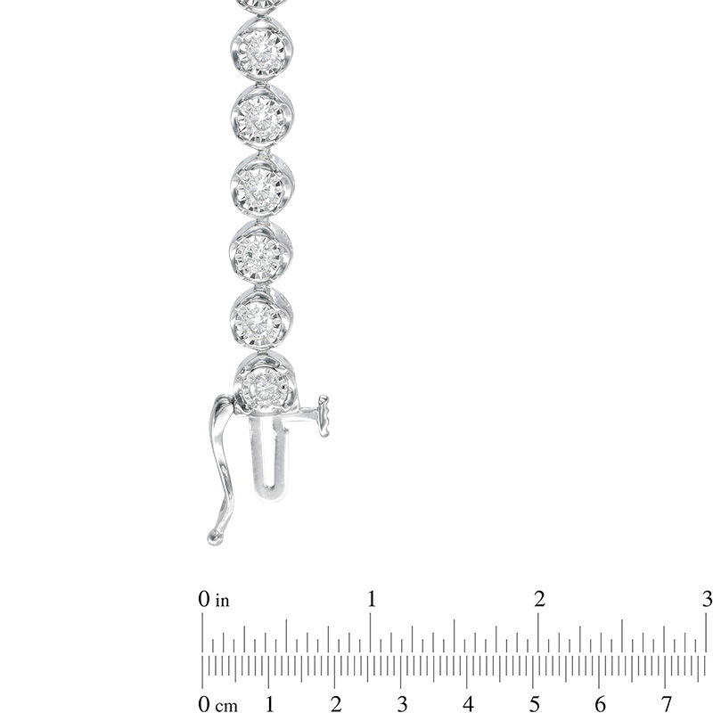 2 CT. T.W. Diamond Tennis Bracelet in 14K White Gold