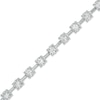 Thumbnail Image 1 of 1 CT. T.W. Diamond Stick Line Bracelet in 10K White Gold