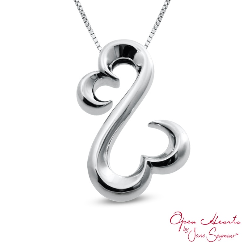 Open Hearts by Jane Seymour™ Pendant in Sterling Silver