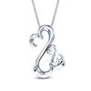 Thumbnail Image 1 of Open Hearts Family by Jane Seymour™ Motherly Love Pendant in Sterling Silver