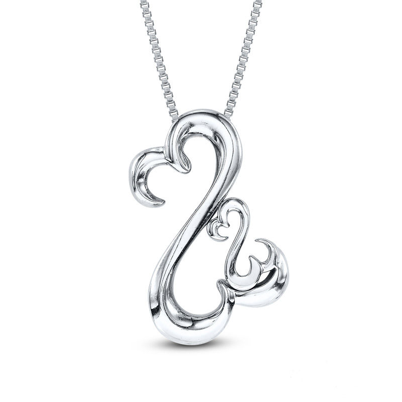 Open Hearts Family by Jane Seymour™ Motherly Love Pendant in Sterling Silver