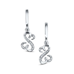 Open Hearts By Jane Seymour Collections Zales Open Hearts By Jane Seymour Diamond Accent Drop Earrings In Sterling Silver