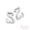 Thumbnail Image 0 of Open Hearts by Jane Seymour™ Stud Earrings in Sterling Silver