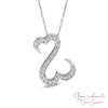 Thumbnail Image 0 of Open Hearts by Jane Seymour™ 1/4 CT. T.W. Diamond Pendant in 14K White Gold - 20"
