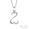 Thumbnail Image 1 of Open Hearts by Jane Seymour™ Dainty Pendant in Sterling Silver