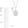 Thumbnail Image 1 of 1/10 CT. T.W. Diamond Spiral Pendant in 10K White Gold