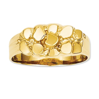 Nugget Ring in 14K Gold