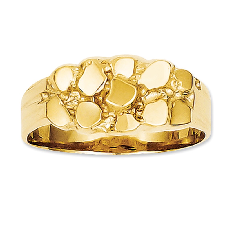 Main Image 1 of Nugget Ring in 14K Gold