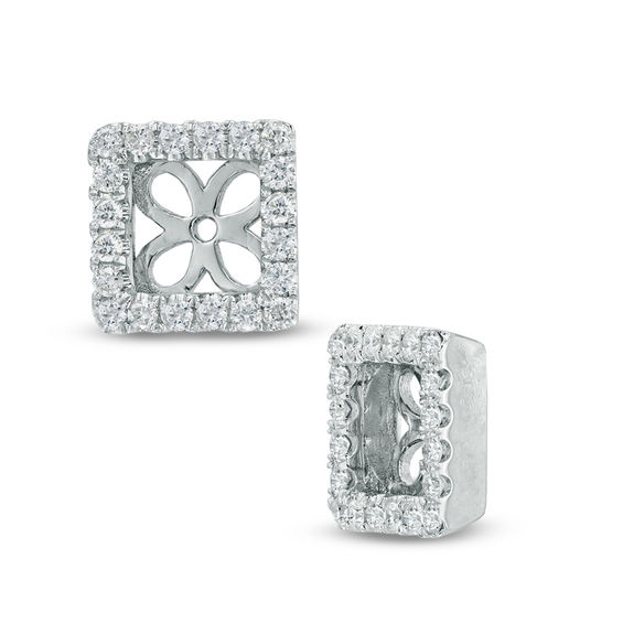 Square clearance earring jackets