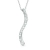 Thumbnail Image 1 of 1/6 CT. T.W. Journey Diamond Pendant in 10K White Gold