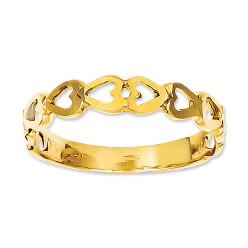 Ladies' Heart Ring in 14K Gold