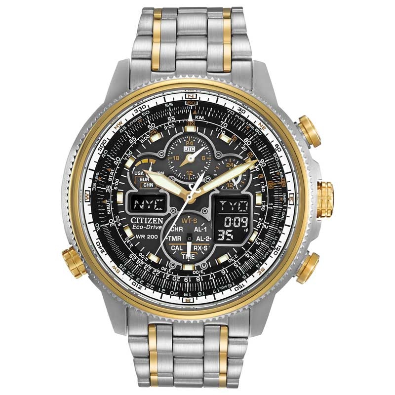 Main Image 1 of Men's Citizen Eco-Drive® Navihawk A-T Radio Controlled Watch (Model: JY8034-58E)