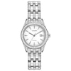 Thumbnail Image 0 of Ladies' Citizen Eco-Drive® Silhouette Crystal Accent Watch with Silver-Tone Dial (Model: EW1901-58A)