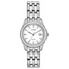 Thumbnail Image 0 of Ladies' Citizen Eco-Drive® Silhouette Crystal Accent Watch with Silver-Tone Dial (Model: EW1901-58A)