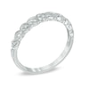 Thumbnail Image 2 of Diamond Accent Vintage-Style Cascading Anniversary Band in 10K White Gold