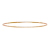 Thumbnail Image 0 of Diamond-Cut Slip-On Bangle in 14K Rose Gold - 8.0"