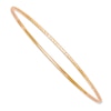 Thumbnail Image 1 of Diamond-Cut Slip-On Bangle in 14K Rose Gold - 8.0"