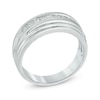 Thumbnail Image 2 of 1/2 CT. T.W. Square-Cut Diamond Band in 10K White Gold