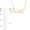 Thumbnail Image 2 of "Faith" Necklace in 14K Gold