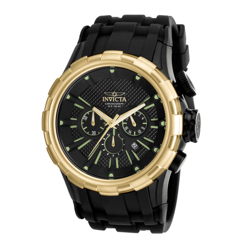 Main Image 1 of Men's Invicta I-Force Chronograph Two-Tone Strap Watch with Black Dial (Model: 16976)