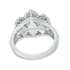 Thumbnail Image 2 of 1-1/2 CT. T.W. Marquise Diamond Frame Past Present Future® Ring in 14K White Gold