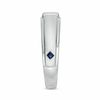 Thumbnail Image 3 of Vera Wang Men's 1/6 CT. Diamond Solitaire Wedding Band in 14K White Gold