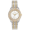 Thumbnail Image 1 of Ladies' Citizen Eco-Drive® Carina Diamond Accent Two-Tone Watch with White Dial (Model: EM0244-55A)