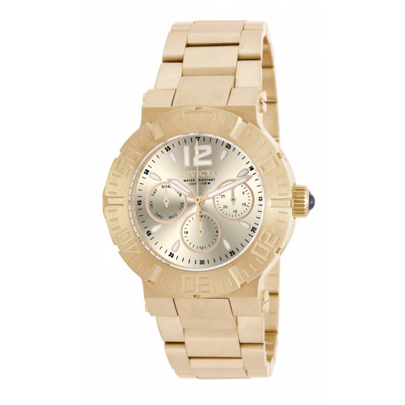 Main Image 1 of Ladies' Invicta Angel Gold-Tone Watch with Champagne Dial (Model: 14751)