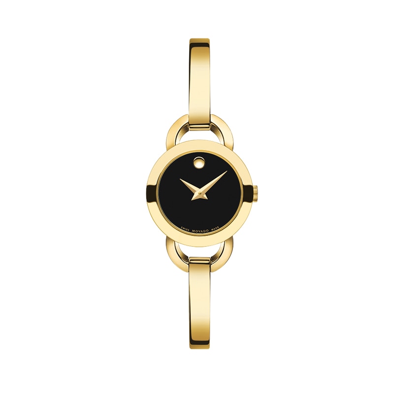 Main Image 1 of Ladies' Movado Rondiro® Bangle Watch with Black Museum® Dial (Model: 606888)