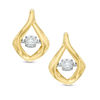 Thumbnail Image 1 of 1/5 CT. T.W. Diamond Solitaire Drop Earrings in 10K Gold
