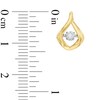 Thumbnail Image 2 of 1/5 CT. T.W. Diamond Solitaire Drop Earrings in 10K Gold