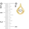 Thumbnail Image 1 of 1/5 CT. T.W. Diamond Solitaire Drop Earrings in 10K Gold