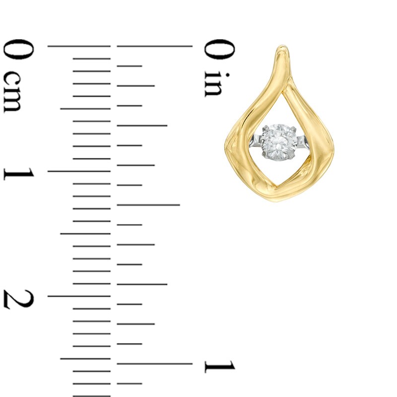 1/5 CT. T.W. Diamond Solitaire Drop Earrings in 10K Gold