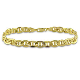 Mens Bracelets Zales Men S 7 0mm Mariner Chain Bracelet In 10k Gold