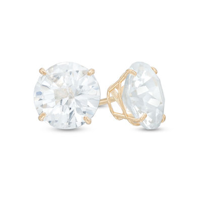 White Sapphire Earrings Zales 2024 www.alhudapk