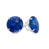 Thumbnail Image 0 of 8.0mm Lab-Created Blue Sapphire Stud Earrings in 10K White Gold